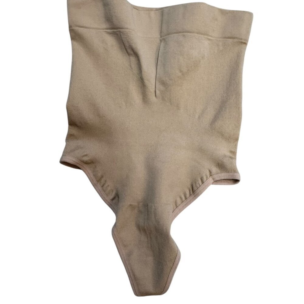 Amazon Seamless High-Waisted Shapewear Thong M/L Nude – Tummy Control NWOT